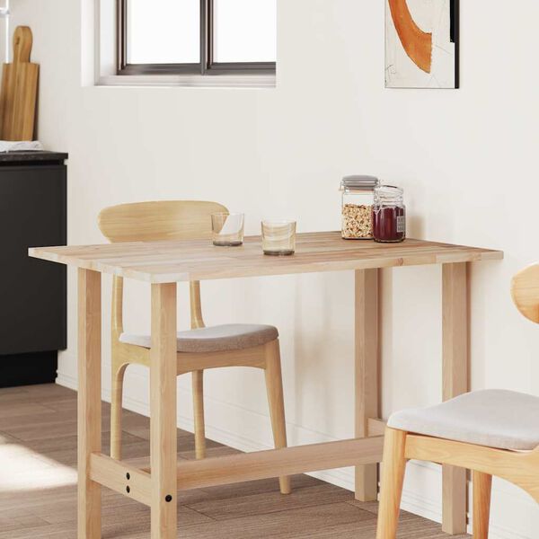 vidaXL Stalvir&scaron;is, 120x70x2cm, akacijos masyvas, stačiakampis