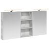 vidaXL Vonios spintos komplektas 3 vnt. 140 x 14,5 x 70 cm