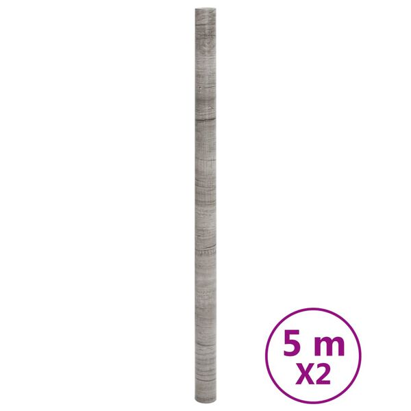 vidaXL Baldų lipdukai, 90x500cm, PVC, lipnūs, medienos imitacija