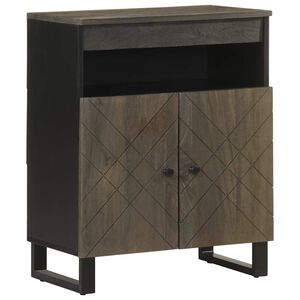 vidaXL indauja juoda 60x33x75 cm masyvo mango