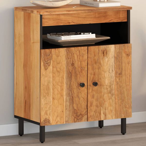 vidaXL &Scaron;oninė spintelė, 60x33x75cm, akacijos medienos masyvas