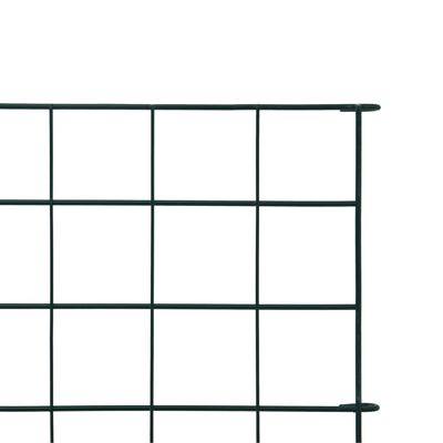 vidaXL Sodo tvoros rinkinys, žalios spalvos, 77,5x64cm