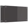 vidaXL Virtuvės atbraila 2 pcs Tamsiai pilka 70 x 40 cm