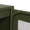 vidaXL Highboard Olive Green 68x39x123 cm Plienas