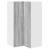 vidaXL Pakabinama spintelė Pilkas Sonoma ir baltas 57 x 57 x 100 cm