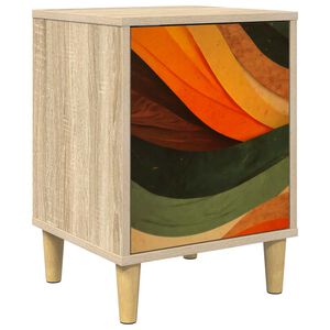 vidaXL &Scaron;alia lovos spintelė BONN Sonoma ąžuolas 36 x 33 x 50 cm