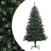 vidaXL Dirbtinė Sulankstoma Kalėdų Eglutė 150 cm PVC ir metalas