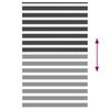 vidaXL zebrinės žaliuzės 150x200 cm audinio plotis 145,9cm poliesteris