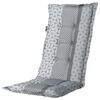 Madison Pagalvėlė kėdei su auk&scaron;tu atlo&scaron;u Pasa, pilka, 123x50cm