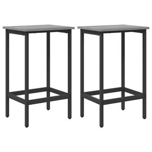 vidaXL Baro taburetė 2 vnt. Pilka Sonoma 40 x 32 x 64 cm