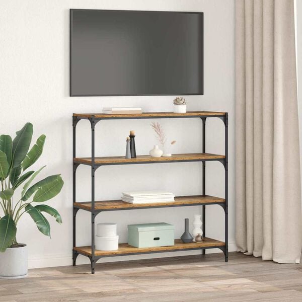 vidaXL Knygų spinta Senovinis medis 100 x 33 x 100 cm