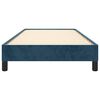 vidaXL Lovos rėmas be čiužinio tamsiai mėlynas 90x190 cm aksomas