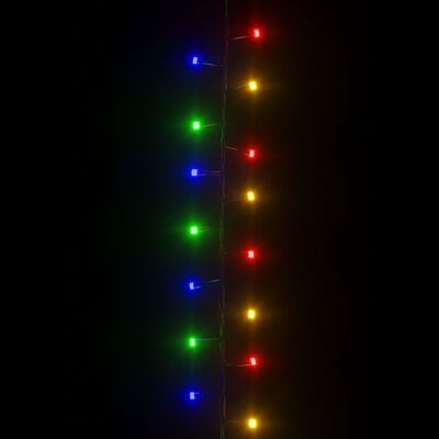 vidaXL Smulkių LED lempučių girlianda, 25m, PVC, 1000 spalvotų LED