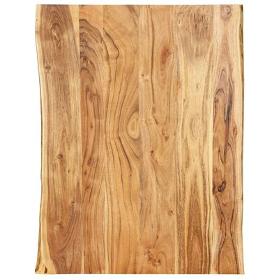 vidaXL Stalviršis, 80x(50-60)x2,5cm, akacijos medienos masyvas