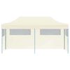 vidaXL Sulankstoma proginė palapinė 3 x 6 m, kremo spalvos