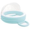 INTEX Baseino Lounge Plaustas Su Kangaru &Scaron;viesiai mėlyna ir balta PVC