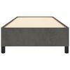 vidaXL Lovos rėmas be čiužinio, tamsiai pilkas, 80x200cm, aksomas