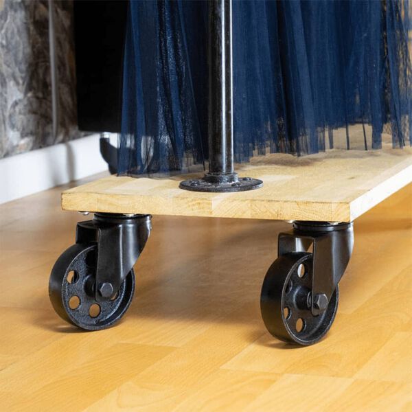 Mac Lean Pasukami ratukai, 4vnt., juodos spalvos, 92mm