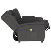 vidaXL Keturvietis atlo&scaron;iamas masažinis krėslas, tamsiai pilkas