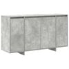 vidaXL Kabalas Betono pilka 135 x 41 x 75 cm Apdirbta mediena