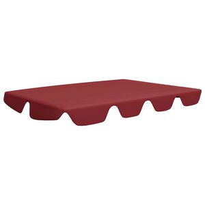 vidaXL Pakaitinis skliautas sodo sūpynėms, vyno, 150/130x105/70cm
