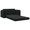 vidaXL Sofa lova 60cm Juoda Aksomas