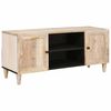 vidaXL TV vienetai su lentyna Balta 105 x 33 x 46 cm Apdirbta mediena