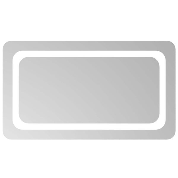 vidaXL Vonios kambario LED veidrodis, 70x40cm