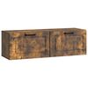 vidaXL Sieninė TV spintelė Dūminio ąžuolo 98 x 31 x 30 cm
