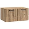 vidaXL Sieninė TV spintelė 59,5 x 41 x 30 cm Artisano ąžuolo