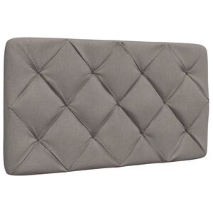 vidaXL Galvūgalio pagalvėlė, taupe spalvos, 80 cm, audinys