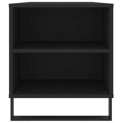 vidaXL Kavos staliukas, juodas, 102x44,5x50cm, apdirbta mediena