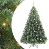 vidaXL Dirbtinė Kalėdų eglutė su 300 LED Žalia 240 cm PE ir PVC