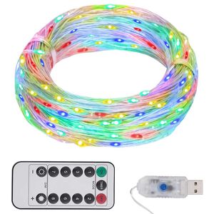 vidaXL 150 LED lempučių girlianda, įvairių spalvų, 15m