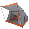 vidaXL Kempingo palapinė Pilka ir oranžinė 282 x 225 x 154 cm tafta
