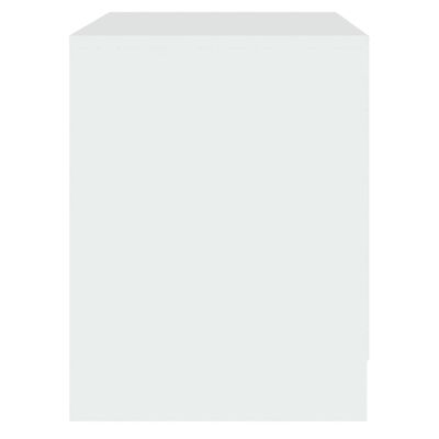vidaXL Naktinė spintelė, baltos spalvos, 45x34,5x44,5cm, MDP