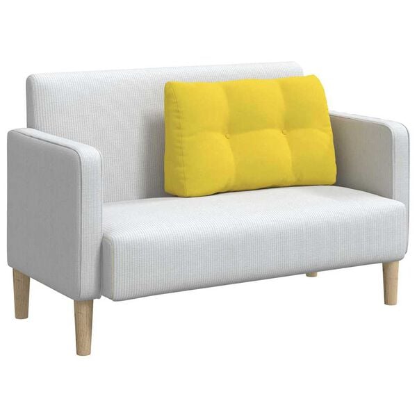 vidaXL Apsaugos Pagalvė &Scaron;viesi geltona 80 x 24 x 50 cm audinys