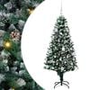 vidaXL Dirbtinė Kalėdų eglutė Žalia 150 cm PVC ir Plienas ir Plastikas