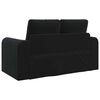 vidaXL Sofa lova 60cm Juoda Aksomas