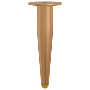 vidaXL Stovintys kojelės 2 vnt. Auksinė 98 x 40 mm Geležis