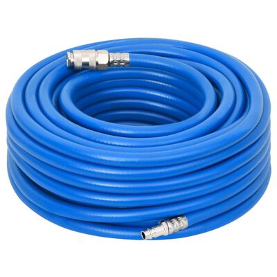 vidaXL Oro žarna, mėlynos spalvos, 0,7", 100m, PVC