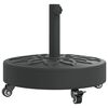 vidaXL Skėčio nuo saulės pagrindas su ratukais 38/48mm stulpams, 27kg