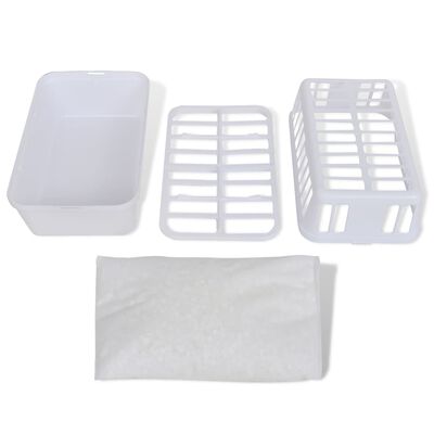 vidaXL Plastikiniai deskanto krepšiai, 2 vnt. su 4 kg Kalcio Chlorido