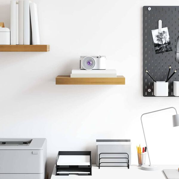 vidaXL Sieninė lentyna Ruda 40 x 23,5 x 4 cm Apdirbta mediena