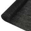 vidaXL Privatumo suteikiantis tinklelis, juodas, 3,6x25m, HDPE