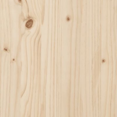 vidaXL Sodo suoliukas, 111,5x53x71cm, pušies medienos masyvas