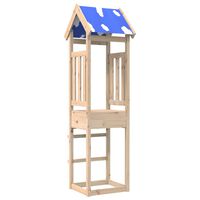 vidaXL Žaidimų bokštas, 52,5x46,5x208cm, pušies medienos masyvas