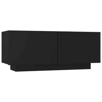 vidaXL Televizoriaus spintelė, juoda, 100x35x40cm, apdirbta mediena