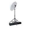 vidaXL Speedlight rinkinys Juoda metalas