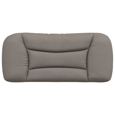 vidaXL Galvūgalio pagalvėlė, taupe spalvos, 80 cm, audinys